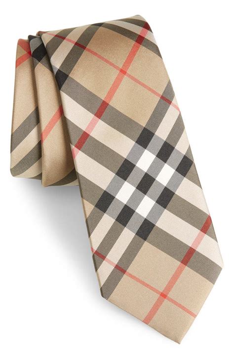 burberry manston check silk tie|Burberry Manston Check Silk Tie .